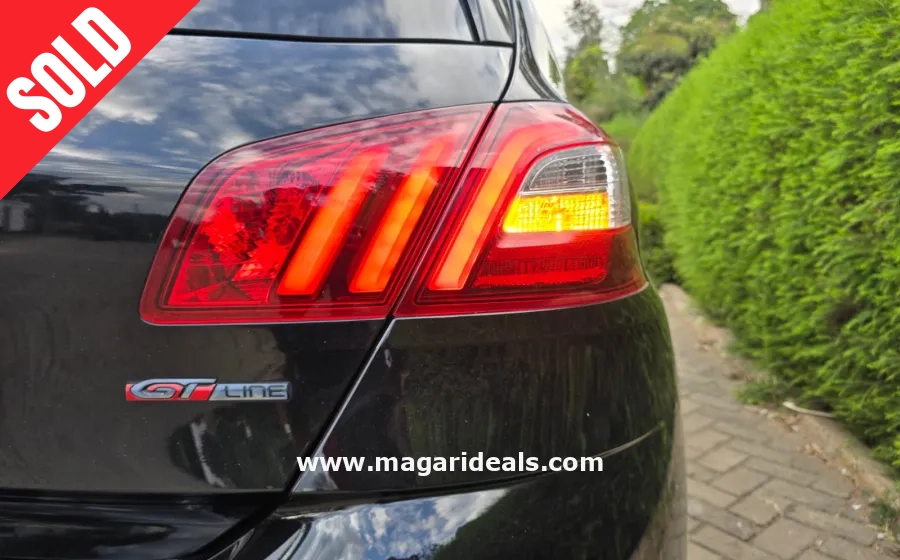 PEUGEOT 308 GT Line 2017 model Black in Kenya for Sale | Magari Deals