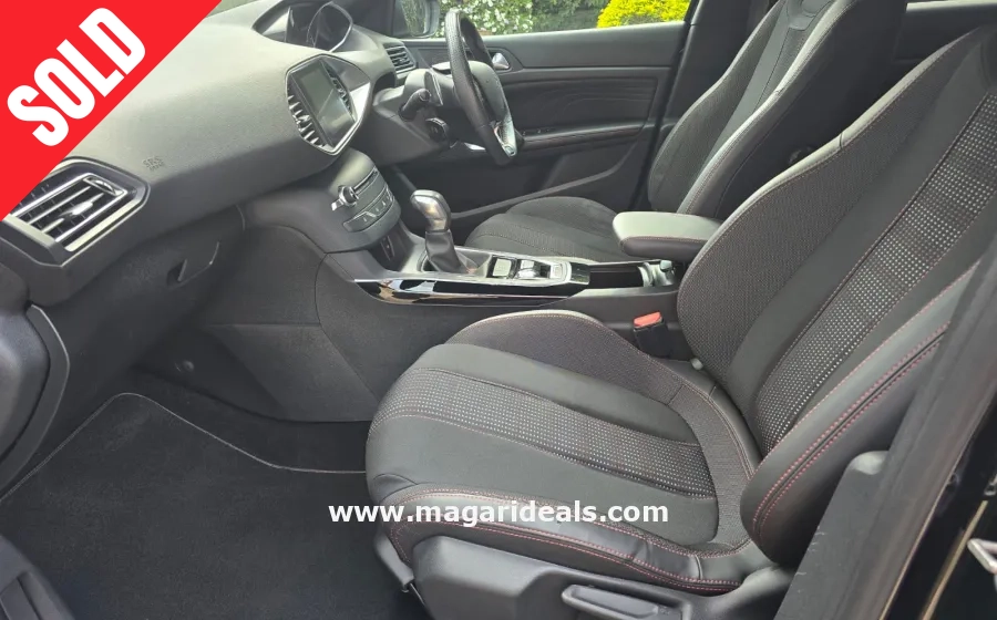 PEUGEOT 308 GT Line 2017 model Black in Kenya for Sale | Magari Deals